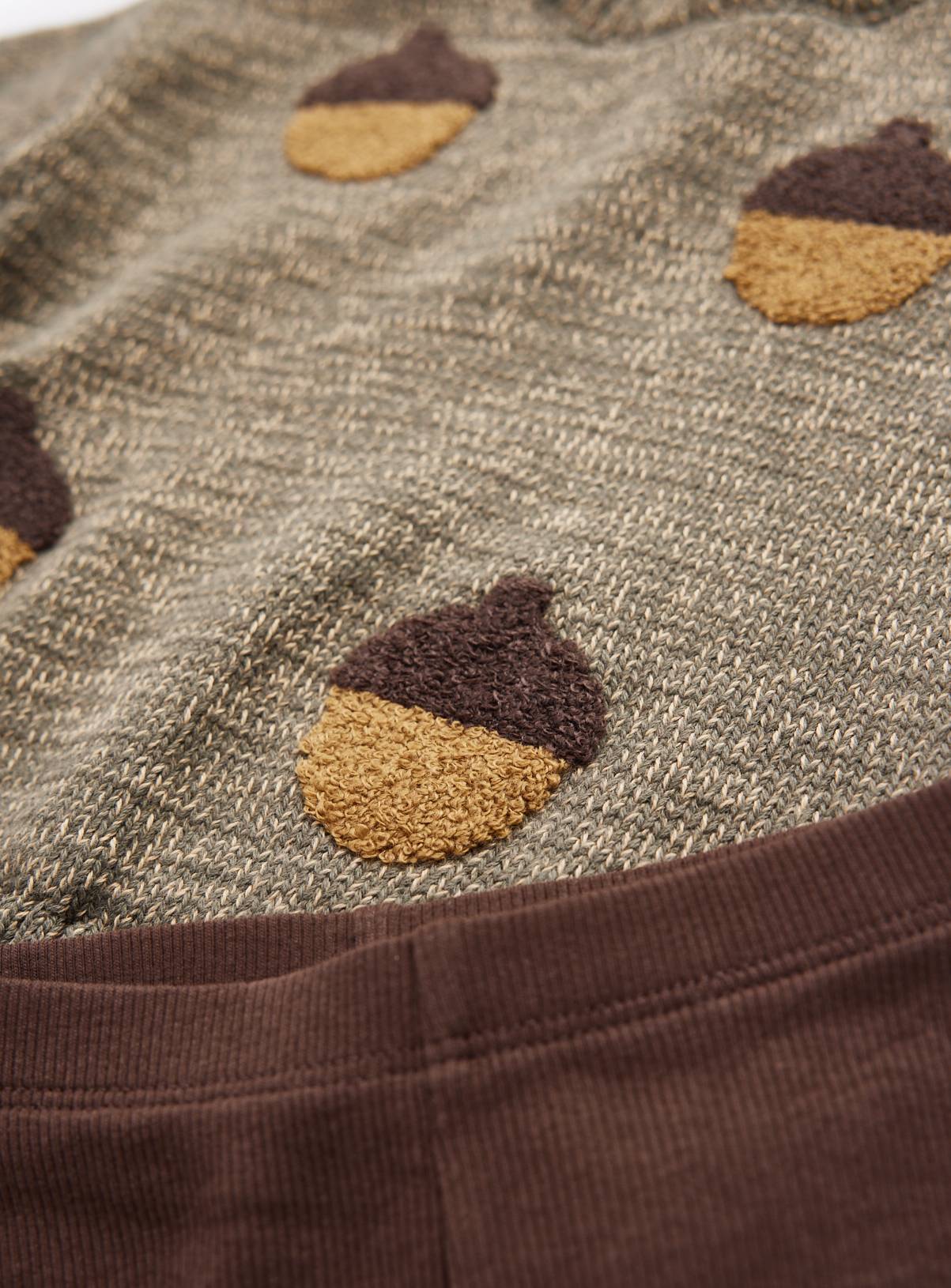 Acorn Knitted Jumper & Leggings Set Up to 3 mths - Image 2